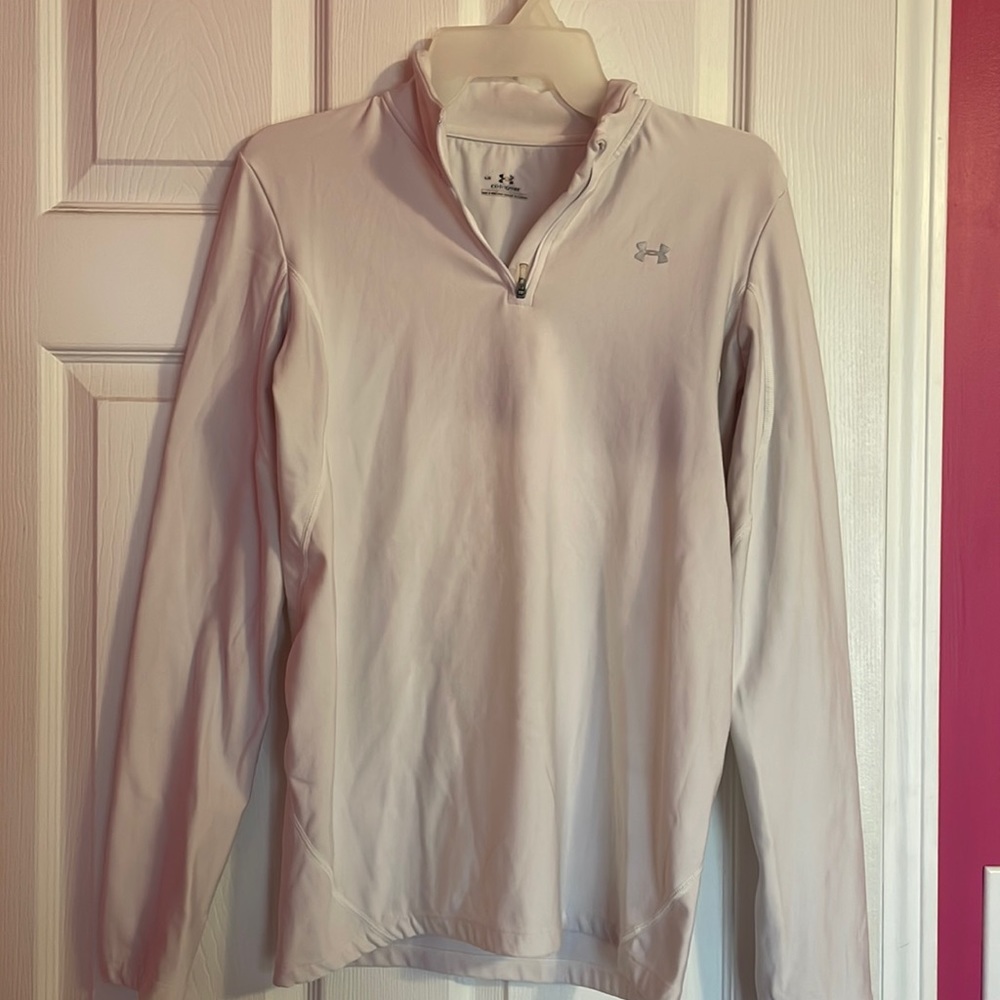 Large under armor workout quarter zip